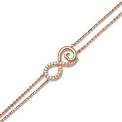 0,16 ct Diamond Infinity Bracelet - Nusrettaki (1)