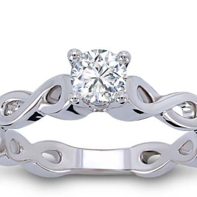 0,18 ct Diamond Infinity Ring - 2