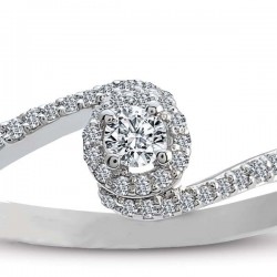 0,21 ct Diamond Solitaire Engagement Ring - Nusrettaki (1)
