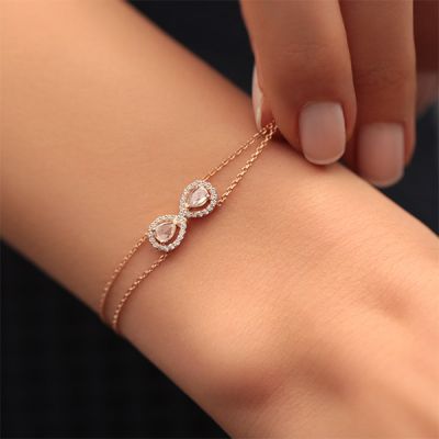 0.48 Karat Pırlanta Bileklik - 1