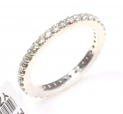 0.54 ct F Rengi Pırlanta Tamtur Alyans - 3