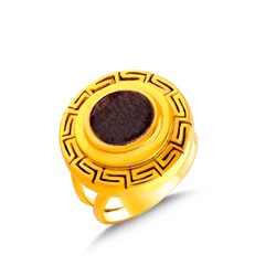 22K Gold Masallah & Grek Design Ring - Nusrettaki (1)