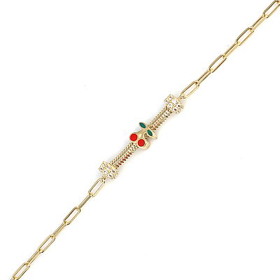 14 Auar Altın Oynak Kiraz Bileklik - 3