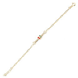 14 Auar Altın Oynak Kiraz Bileklik - 4
