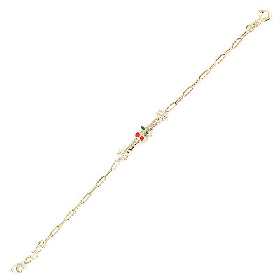 14 Auar Altın Oynak Kiraz Bileklik - 4