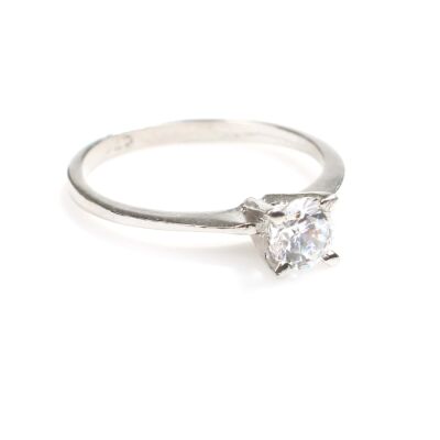 14 Ayar Altın 0,50 ct Pırlanta Tektaş Yüzük - 2