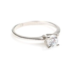 14 Ayar Altın 0,50 ct Pırlanta Tektaş Yüzük - Nusrettaki (1)