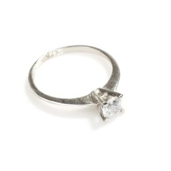 14 Ayar Altın 0,60 ct Pırlanta Tektaş Yüzük - 3