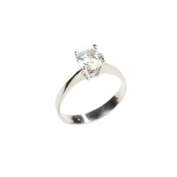 14 Ayar Altın 0,9 ct Pırlanta Tektaş Yüzük - Nusrettaki