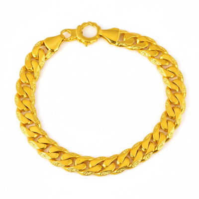 14 Ayar Altın 0,9 X 12 Mm Zincir Bileklik - 1