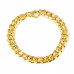 14 Ayar Altın 0,9 X 12 Mm Zincirli Desenli Bileklik - Nusrettaki