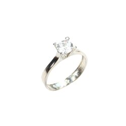 14 Ayar Altın 1,0 ct Pırlanta Tektaş Yüzük - 4