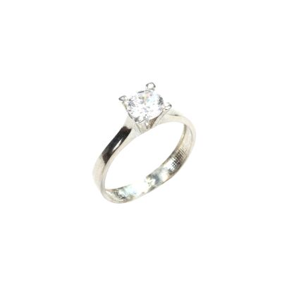 14 Ayar Altın 1,0 ct Pırlanta Tektaş Yüzük - 4