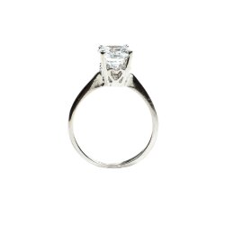 14 Ayar Altın 1,30 ct Pırlanta Tektaş Yüzük - 4