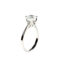 14 Ayar Altın 1,30 ct Pırlanta Tektaş Yüzük - 5