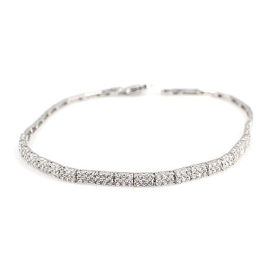 14 Ayar Altın 2 Sıralı Su Yolu Bileklik - 1