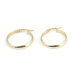 14 Ayar Altın 2,5 Cm Halka Küpe - Nusrettaki