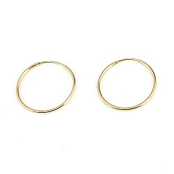 14 Ayar Altın 2,6 Cm Halka Küpe - Nusrettaki