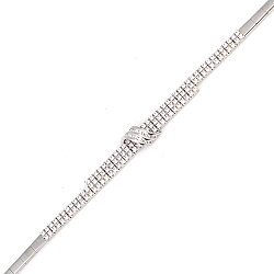 14 Ayar Altın 3 Sıralı Kemerli Su Yolu Bileklik - 2