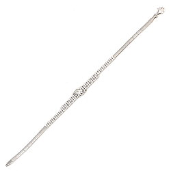 14 Ayar Altın 3 Sıralı Kemerli Su Yolu Bileklik - 4