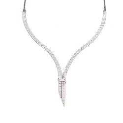 14 Ayar Altın 3 Sıralı Kemerli Su Yolu Kolye - 3