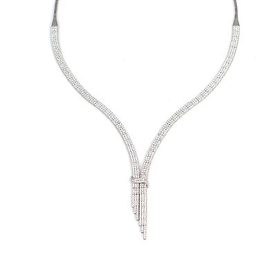 14 Ayar Altın 3 Sıralı Kemerli Su Yolu Kolye - 3