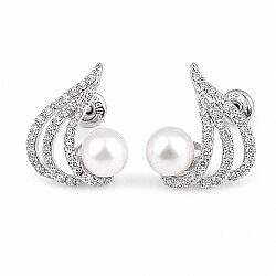 14 Ayar Altın 3 Sıralı Sarmaşık Küpe - Nusrettaki