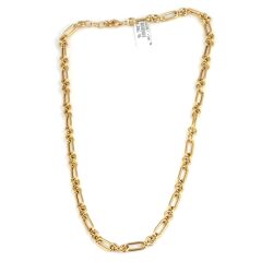 14 Ayar Altın Ataç Zincir Kolye - 3