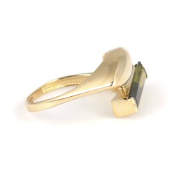 14 Ayar Altın Badem Model Yüzük - 4