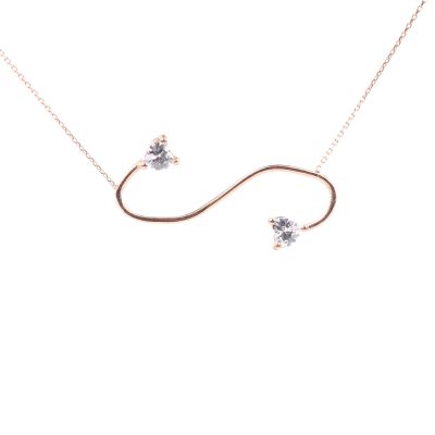 14 Ayar Altın Büyük Sonsuzluk Kolyesi - 4