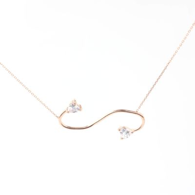 14 Ayar Altın Büyük Sonsuzluk Kolyesi - 6