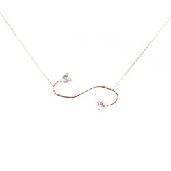 14 Ayar Altın Büyük Sonsuzluk Kolyesi - 3