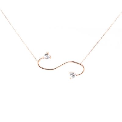 14 Ayar Altın Büyük Sonsuzluk Kolyesi - 3