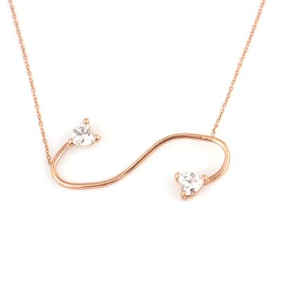 14 Ayar Altın Büyük Sonsuzluk Kolyesi - 2