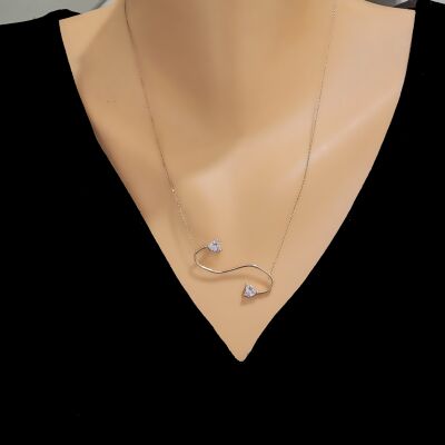 14 Ayar Altın Büyük Sonsuzluk Kolyesi - 1