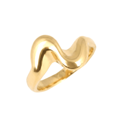 14 Ayar Altın Dalga Model Yüzük - Nusrettaki