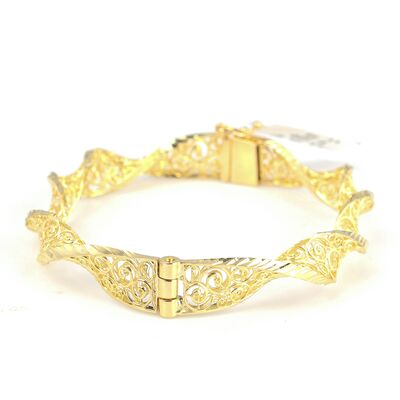 14 Ayar Altın Danyel Füzyon Burgu Bilezik - 2