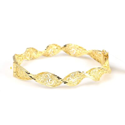 14 Ayar Altın Danyel Füzyon Burgu Bilezik - 3