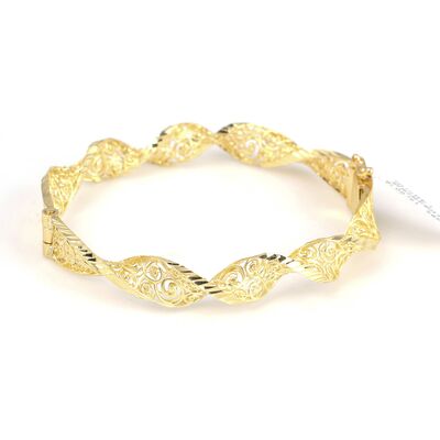 14 Ayar Altın Danyel Füzyon Burgu Bilezik - 4