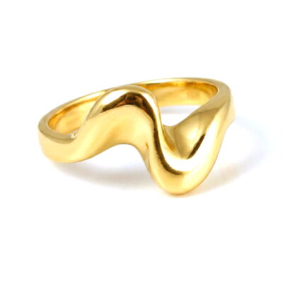 14 Ayar Altın Es Model Yüzük - 1