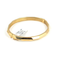 14 Ayar Altın Geometrik Desenli Bilezik - Nusrettaki (1)