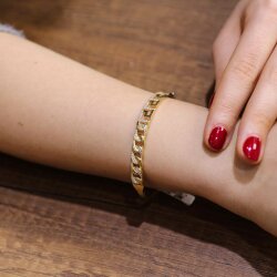 14 Ayar Altın Grekli Gurmet Bilezik - 3