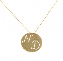 14K Gold Name Locket Necklace - Nusrettaki