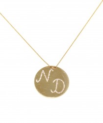 14K Gold Name Locket Necklace - Nusrettaki (1)