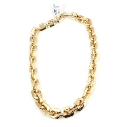 14 Ayar Altın Kalın Zincir Kolye - Nusrettaki (1)