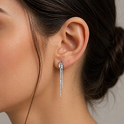 14 Ayar Altın Kemerli Suyolu Küpe - Nusrettaki (1)