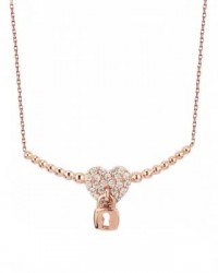 14K Gold Locked Heart Necklace - Nusrettaki (1)