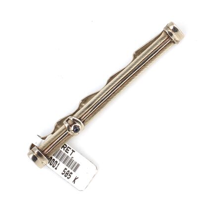 14K Green Gold Tie Pin - 4