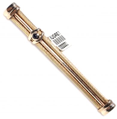 14K Green Gold Tie Pin - 1