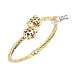 14 Ayar Altın Panter Model Bilezik - Nusrettaki